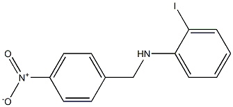 2-iodo-N-[(4-nitrophenyl)methyl]aniline Struktur