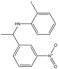 2-iodo-N-[1-(3-nitrophenyl)ethyl]aniline Struktur