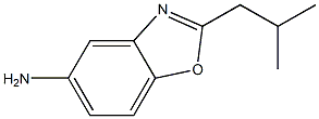 2-isobutyl-1,3-benzoxazol-5-amine Struktur