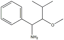 2-methoxy-3-methyl-1-phenylbutan-1-amine Struktur