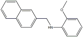 2-methoxy-N-(naphthalen-2-ylmethyl)aniline Struktur