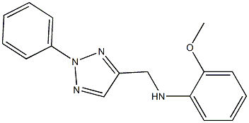 2-methoxy-N-[(2-phenyl-2H-1,2,3-triazol-4-yl)methyl]aniline Struktur