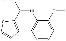 2-methoxy-N-[1-(thiophen-2-yl)propyl]aniline Struktur