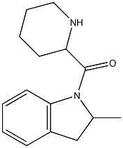 2-methyl-1-(piperidin-2-ylcarbonyl)indoline Struktur