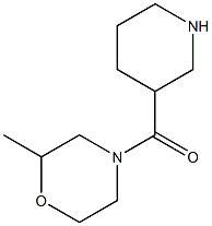 2-methyl-4-(piperidin-3-ylcarbonyl)morpholine Struktur