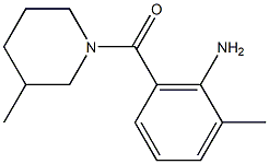 2-methyl-6-[(3-methylpiperidin-1-yl)carbonyl]aniline Struktur