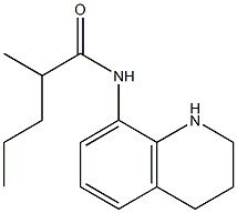 2-methyl-N-(1,2,3,4-tetrahydroquinolin-8-yl)pentanamide Struktur