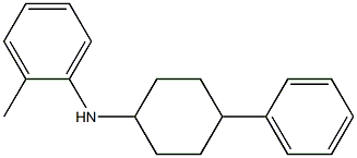 2-methyl-N-(4-phenylcyclohexyl)aniline Struktur