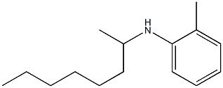 2-methyl-N-(octan-2-yl)aniline Struktur