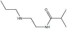 2-methyl-N-[2-(propylamino)ethyl]propanamide Struktur