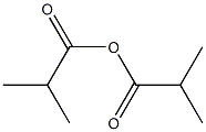 2-methylpropanoyl 2-methylpropanoate Struktur