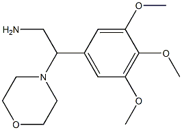 2-morpholin-4-yl-2-(3,4,5-trimethoxyphenyl)ethanamine Struktur