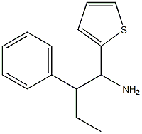 2-phenyl-1-(thiophen-2-yl)butan-1-amine Struktur