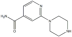 2-piperazin-1-ylisonicotinamide Struktur