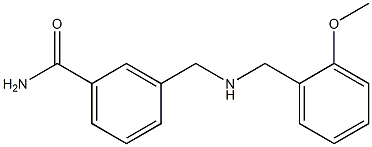 3-({[(2-methoxyphenyl)methyl]amino}methyl)benzamide Struktur