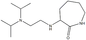 3-({2-[bis(propan-2-yl)amino]ethyl}amino)azepan-2-one Struktur