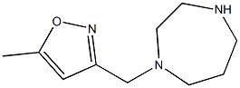 3-(1,4-diazepan-1-ylmethyl)-5-methyl-1,2-oxazole Struktur