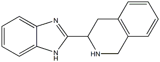 3-(1H-1,3-benzodiazol-2-yl)-1,2,3,4-tetrahydroisoquinoline Struktur