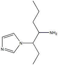 3-(1H-imidazol-1-yl)heptan-4-amine Struktur