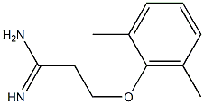 3-(2,6-dimethylphenoxy)propanimidamide Struktur