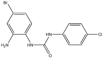 3-(2-amino-4-bromophenyl)-1-(4-chlorophenyl)urea Struktur