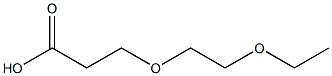 3-(2-ethoxyethoxy)propanoic acid Struktur