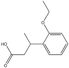 3-(2-ethoxyphenyl)butanoic acid Struktur