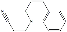 3-(2-methyl-3,4-dihydroquinolin-1(2H)-yl)propanenitrile Struktur