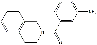 3-(3,4-dihydroisoquinolin-2(1H)-ylcarbonyl)aniline Struktur