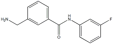 3-(aminomethyl)-N-(3-fluorophenyl)benzamide Struktur