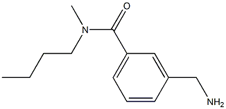 3-(aminomethyl)-N-butyl-N-methylbenzamide Struktur