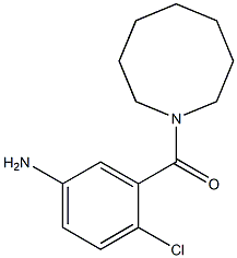 3-(azocan-1-ylcarbonyl)-4-chloroaniline Struktur