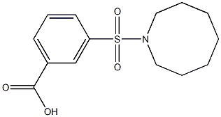 3-(azocane-1-sulfonyl)benzoic acid Struktur