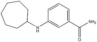 3-(cycloheptylamino)benzamide Struktur