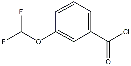 3-(difluoromethoxy)benzoyl chloride Struktur