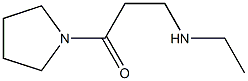 3-(ethylamino)-1-(pyrrolidin-1-yl)propan-1-one Struktur