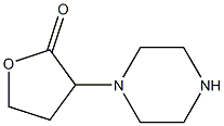 3-(piperazin-1-yl)oxolan-2-one Struktur