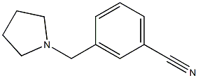 3-(pyrrolidin-1-ylmethyl)benzonitrile Struktur