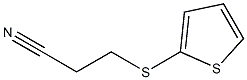 3-(thiophen-2-ylsulfanyl)propanenitrile Struktur