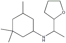 3,3,5-trimethyl-N-[1-(oxolan-2-yl)ethyl]cyclohexan-1-amine Struktur