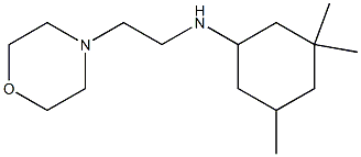 3,3,5-trimethyl-N-[2-(morpholin-4-yl)ethyl]cyclohexan-1-amine Struktur