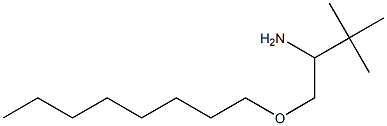 3,3-dimethyl-1-(octyloxy)butan-2-amine Struktur