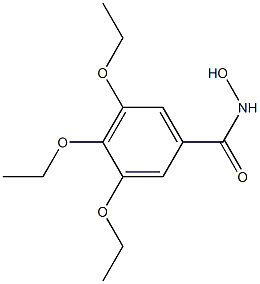 3,4,5-triethoxy-N-hydroxybenzamide Struktur