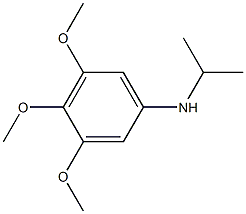 3,4,5-trimethoxy-N-(propan-2-yl)aniline Struktur