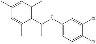 3,4-dichloro-N-[1-(2,4,6-trimethylphenyl)ethyl]aniline Struktur