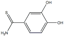 3,4-dihydroxybenzenecarbothioamide Struktur