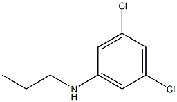 3,5-dichloro-N-propylaniline Struktur