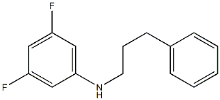 3,5-difluoro-N-(3-phenylpropyl)aniline Struktur