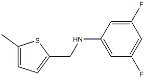 3,5-difluoro-N-[(5-methylthiophen-2-yl)methyl]aniline Struktur