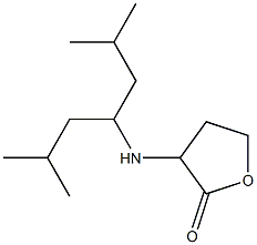 3-[(2,6-dimethylheptan-4-yl)amino]oxolan-2-one Struktur